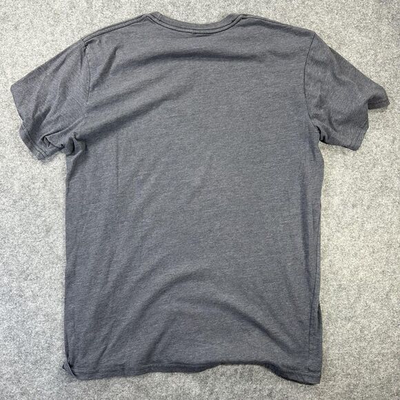 Volcom Shirt Mens XL Gray Logo Graphic Short Sleeve Cotton Blend Tee Casual - Picture 7 of 7